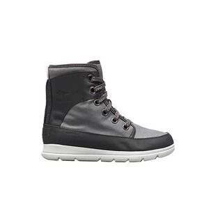 Sorel Explorer Carnival Waterproof Boots Gray Black Womens 7.5